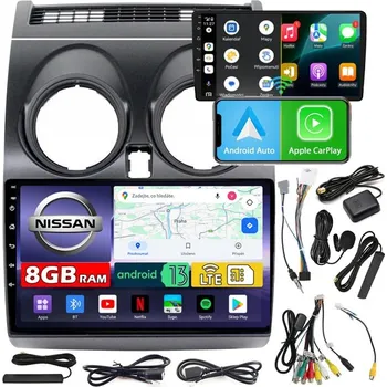Autorádio AUTORÁDIO NCS ZQ9 NISSAN QASHQAI 2006-2013 ANDROID 8GB LTE