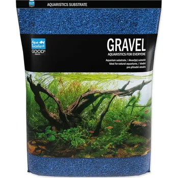 Akvaristika Písek Aqua Excellent ledově modrá 1,6-2,2mm 3kg