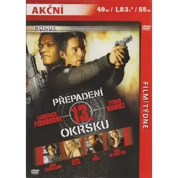DVD film Přepadení 13. okrsku - DVD pošetka