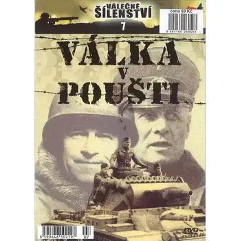 DVD film Válečné šílenství 7 - Válka v poušti - DVD pošetka