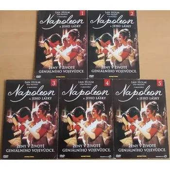 DVD film Kolekce Napoleon a jeho lásky - 5 DVD