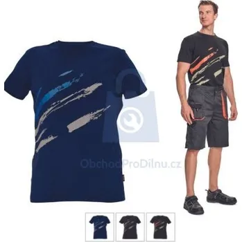 Pánské tričko Triko pracovní s krátkým rukávem MAAS (vel.M), černá/oranžová