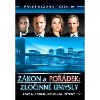 DVD film Zákon a pořádek: zločinné úmysly DISK 10 - DVD