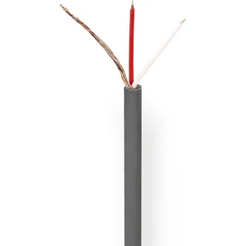 Audio kabel Nedis mikrofonní kabel 2x 0.125 mm cívka 100 m (COTR15011GY100)