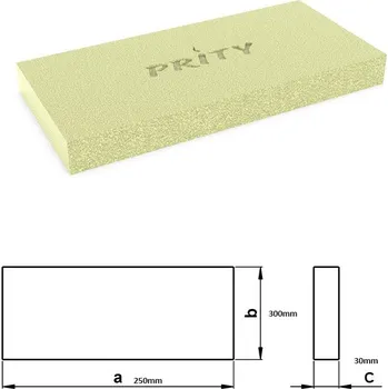 Krbová kamna Šamotová cihla 25/30/3 cm 899