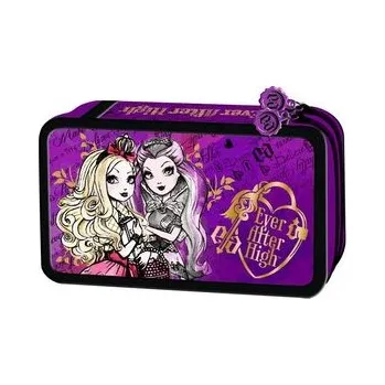 Set školních potřeb MAJEWSKI - Peračník Ever After High 2 zipsy vybavený