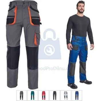 Pracovní oblečení Kalhoty do pasu FF CARL BE-01-003, Fridrich & Fridrich zelená/černá, 58, balení 1 ks