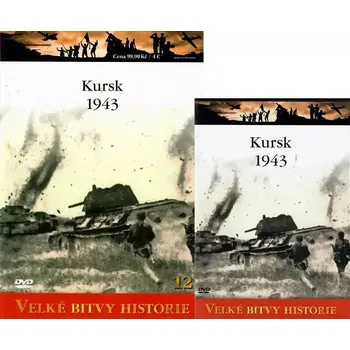 DVD film Velké bitvy historie 12 - Kursk 1943 (časopis + DVD)