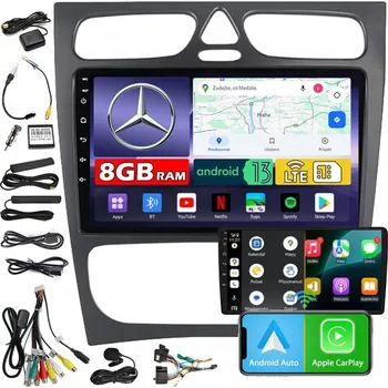 Autorádio AUTORÁDIO NCS ZQ9 MERCEDES-BENZ W203 2000-2007 ANDROID 8GB LTE