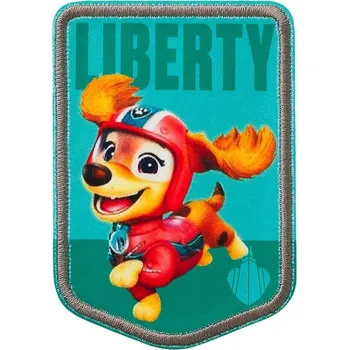 Nášivka Nažehlovačka Tlapková patrola Liberty 7,8 x 5,5 cm Monoquick