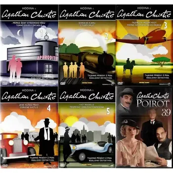 DVD film Kolekce Hodina s Agathou Christie - 5 DVD + dárek DVD Poirot 39