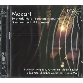 Česká hudba Mozart - Serenade no. 6 / Divertimento in B flat major - CD