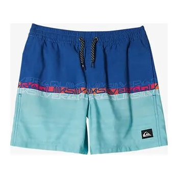 Chlapecké plavky Chlapecké koupací kraťasy Quiksilver EVERYDAY WORDBLOCK velikost M/12 modrá