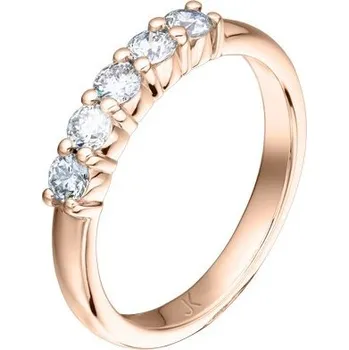 Prsten JK Zlatý prsten s přírodními diamanty Velikost prstenu: 46 Diamant 14 kt ZPDK052C-46-1000