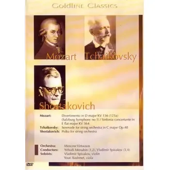 DVD film Goldline Classics - Mozart / Tchaikovsky / Shostakovich - DVD /plast/