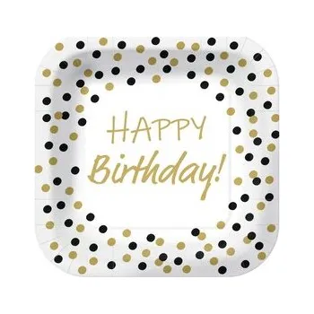 Talíř PAW talíř 23cm SQ 10ks Birthday Conf G-B