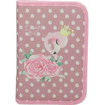 Set školních potřeb Penál 1 zip 2 klopy prázdný Follow