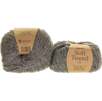 Volný čas Drops Soft Tweed 07 kámen
