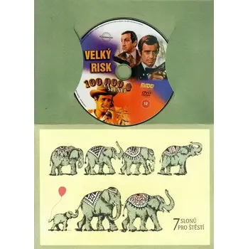 DVD film Velký risk + 100 000 $ na slunci ( dárkový papír obal ) DVD
