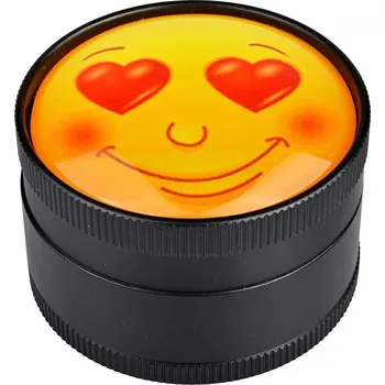 Drtič tabáku Dreamliner kovový Smiley, 50mm