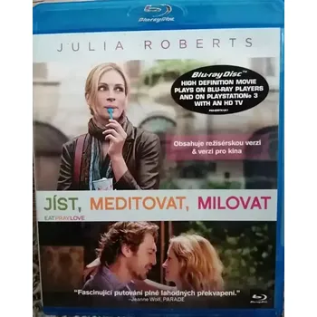 Blu-ray film Jíst, meditovat, milovat - BD plast (Obsahuje režisérskou verzi & verzi pro kina)