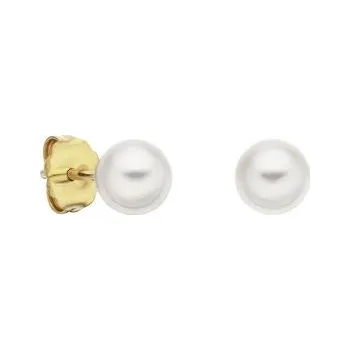 Náušnice Palmyra Zlaté náušnice s mořskými perlami akoya 14 kt ZNPEMA5-Z-1