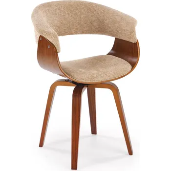 Jídelní židle Slevadoma Jídelní židle VMK545 béžová / ořech