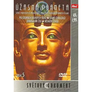 DVD film Úžasná planeta disk 5 - Po stopách dávných věků - DVD