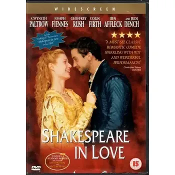 DVD film Shakespeare in love / Zamilovaný Shakespeare ( originální znění s CZ titulky ) - plast DVD