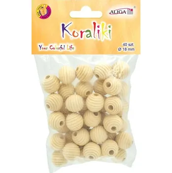 Dětské navlékací korálky ALIGA korálky PJ-0812 18mm 40ks