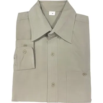 Pánská košile Pánská košile s dlouhým rukávem - světle zelenkavá vz.č.16, ❗Objednávejte raději o číslo větší❗ Velikost: M