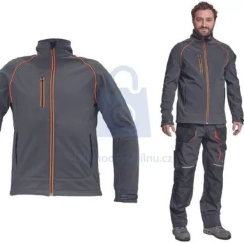 pracovní bunda Bunda pracovní softshellová EMERTON PLUS, CERVA antracit, XXL, balení 1 ks