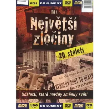 DVD film Největší zločiny 20. století - Díl I - DVD