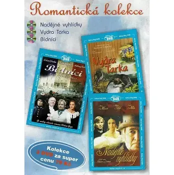 DVD film 3x DVD Romantická kolekce - Bídníci / Vydra Tarka / Nadějné vyhlídky ( pošetky ) DVD