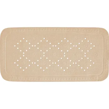Protiskluzová podložka Spirella protiskluzová podložka do vany ALASKA, béžová, PVC, 71 x 36 cm