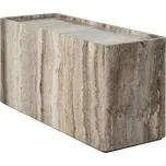GUBI Kamenný odkládací stolek Pietra 80 x 30 cm