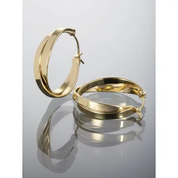 Náušnice Prosperk Náušnice double circle zlaté S5274