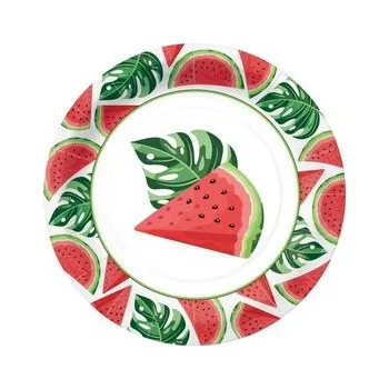 Talíř PAW talíř 23cm 10ks Watermelons
