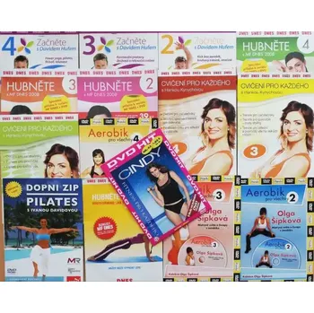 DVD film Velká kolekce cvičení - 15 DVD
