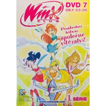 DVD film Winx Club - Poslední bitva: společné vítězství - DVD 7 - díly 23-26 - 1. série - DVD /slim/