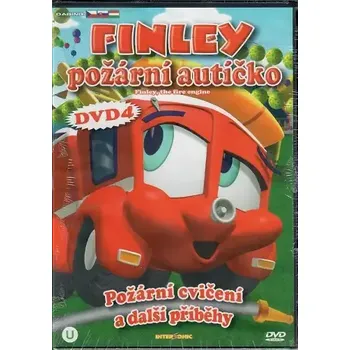 DVD film Finley - požární autíčko 4: Požární cvičení a další příběhy ( plast ) DVD