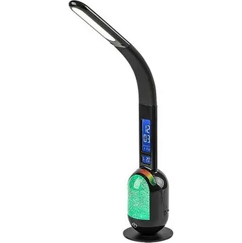 Lampička Rabalux 74230 stolní LED lampa s glitry Figen, černá, 5W, 290lm, 5000K, stmívatelná