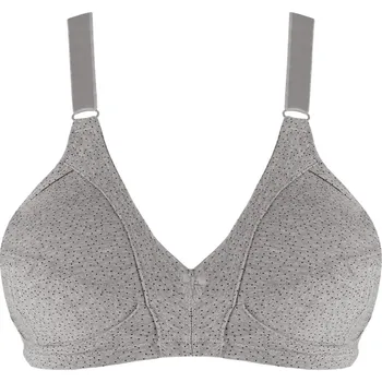 Podprsenka Danuše nevyztužená podprsenka bez kostice 9006 100D šedá