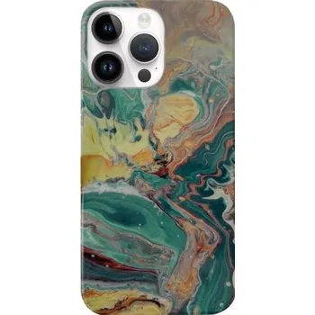 Pouzdro na mobilní telefon Lesklý kryt s malovaným vzorem pro iPhone 14 Pro - soutok barev