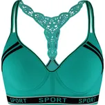 Mon Cheri Sport podprsenka s krajkou 75B zelená