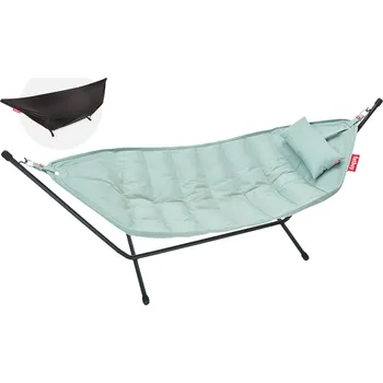 Houpací síť Houpací síť headdemock superb vč. polštáře a černé konstrukce, více variant - Fatboy Barva: seafoam