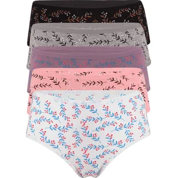 Kalhotky Vilemína bavlněné kalhotky dámské 8064 - 3bal XXL vícebarevná