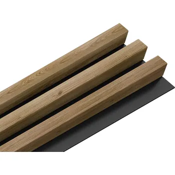 Obklad Obklady STEGU Dřevěný obklad - LAMELY LINEA 3 dub