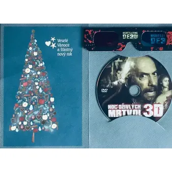 DVD film Noc oživlých mrtvol 3D - DVD+3D brýle /dárkový obal/