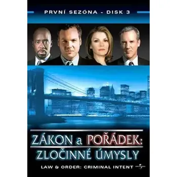 DVD film Zákon a pořádek - zločinné úmysly DISK 3 - DVD